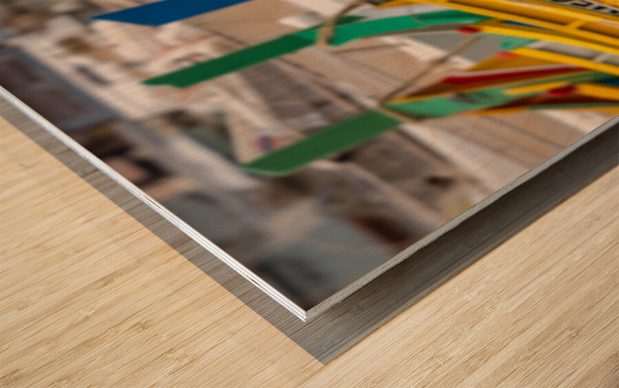 Maltese Luzzu Boats Wood print