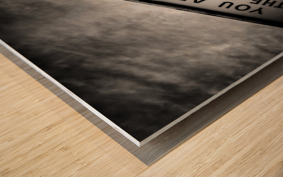 Checkpoint Charlie Sign Wood print