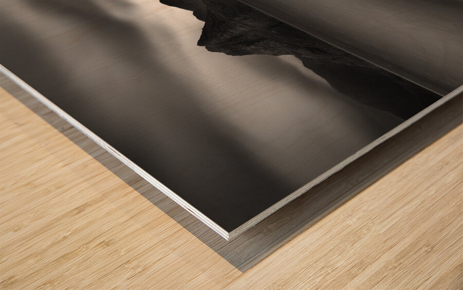 Clouds Over the Cuillin Wood print