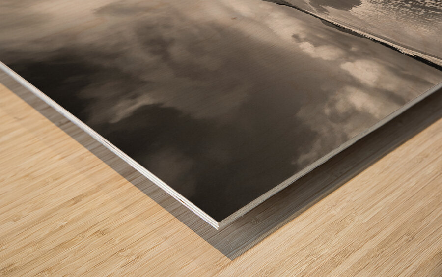 Berneray West Beach Shoreline Wood print