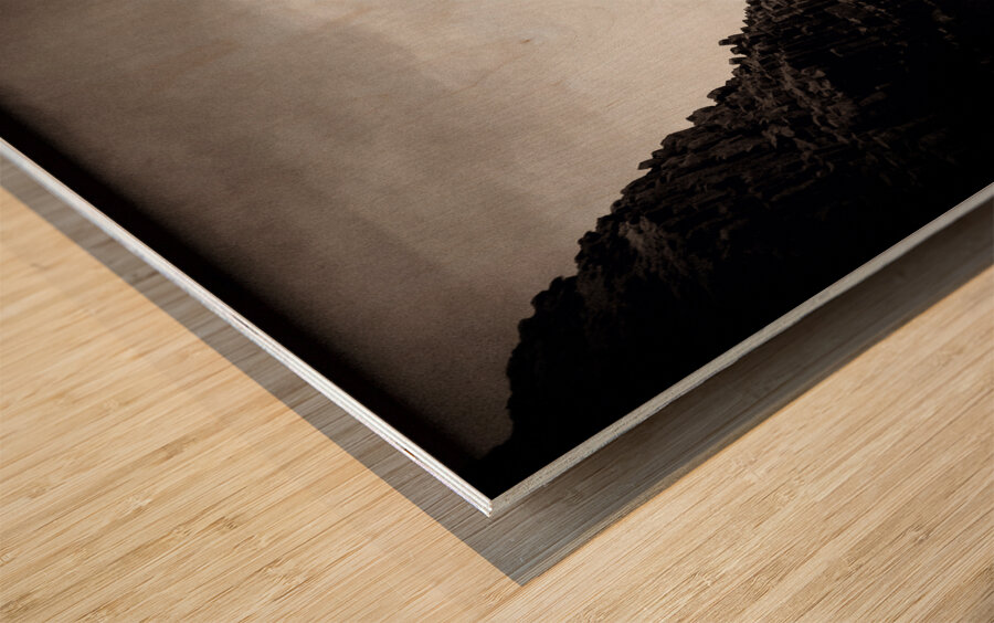 Reynisdrangar Wood print