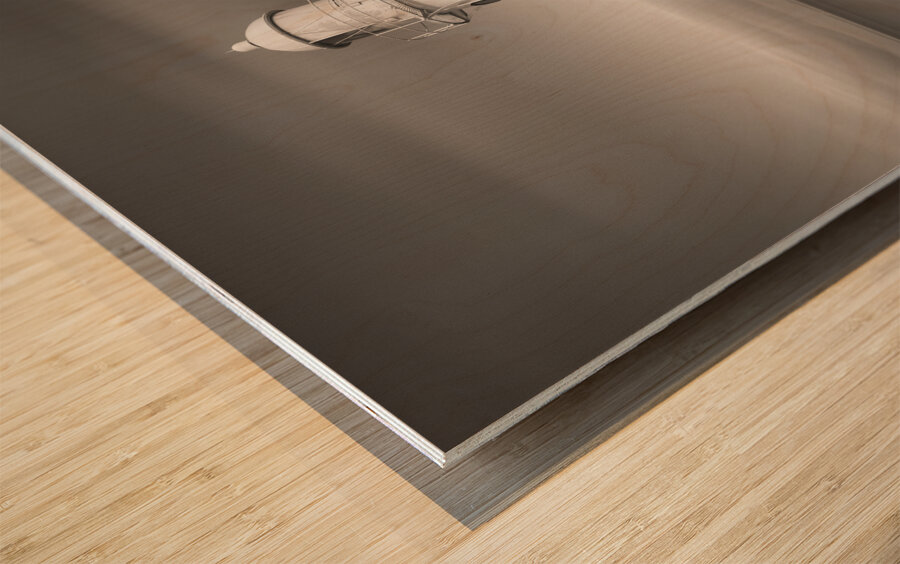 Black Nore Lighthouse Wood print