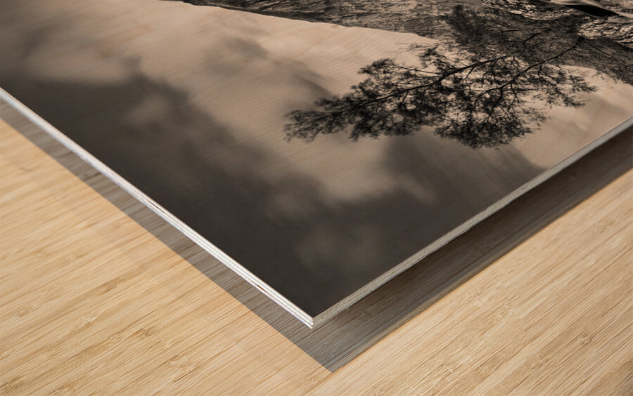 Buachaille Etive Mor Waterfall Impression sur bois