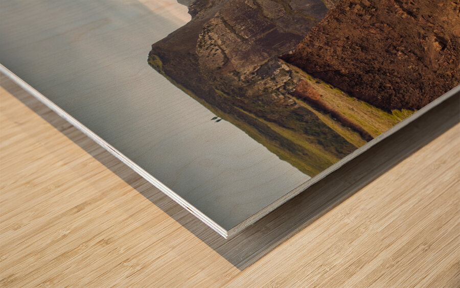 Coastal Walk at Sandymouth Impression sur bois