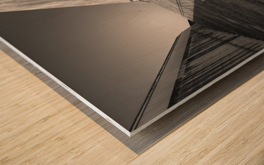 Valletta City Gate Steps Impression sur bois