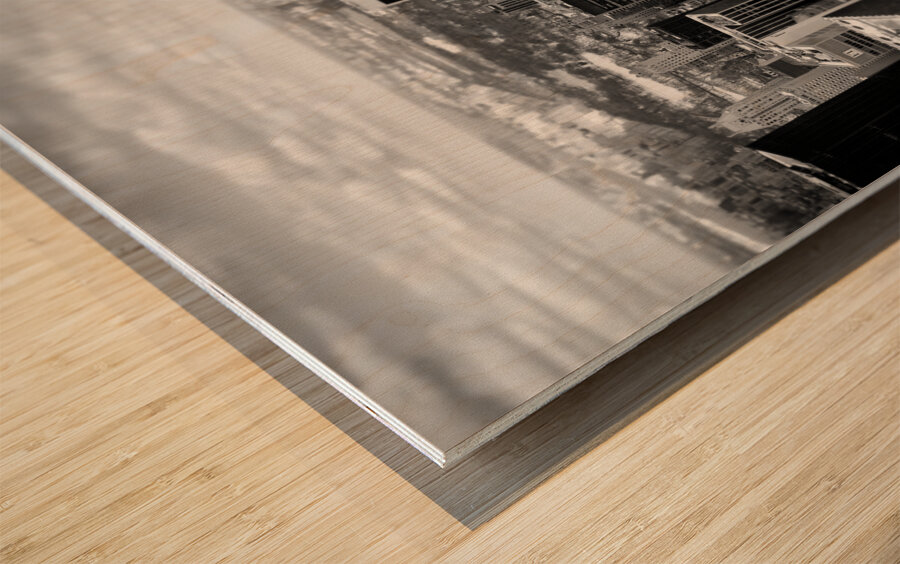 Manhattan Wood print