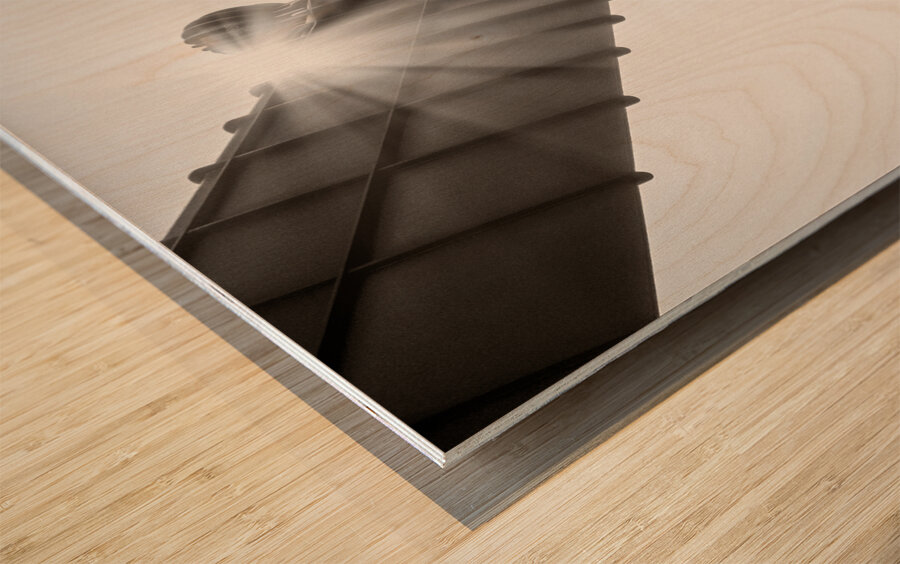 Angel of the North Wood print