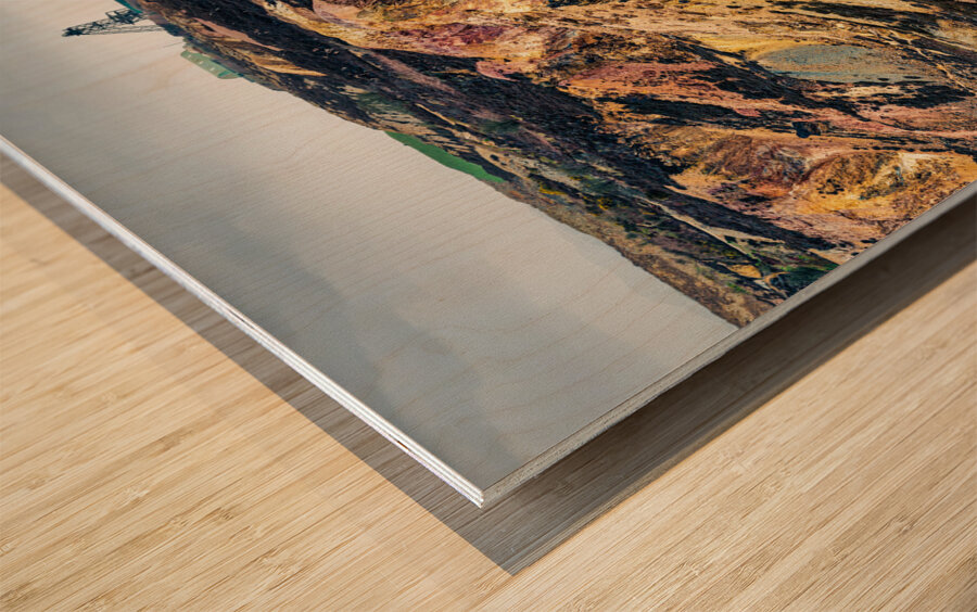 Mynydd Parys Impression sur bois