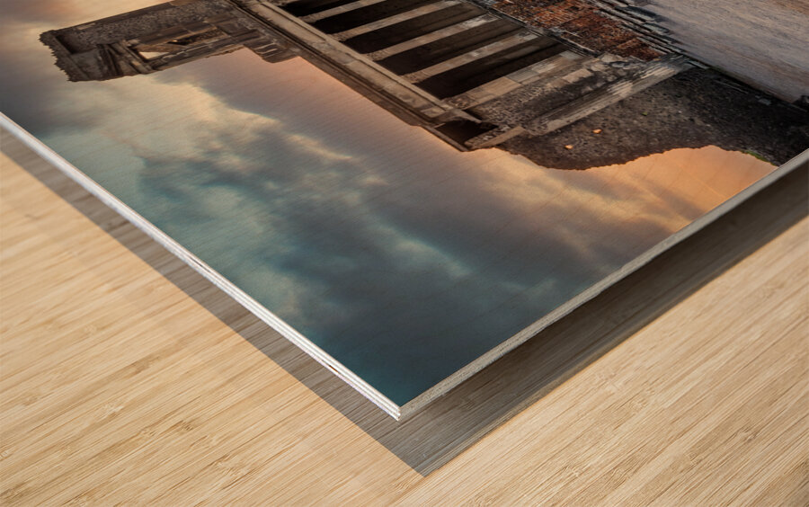 Pompeii Pillars Impression sur bois