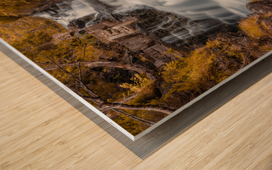 Lui Water Waterfall Impression sur bois