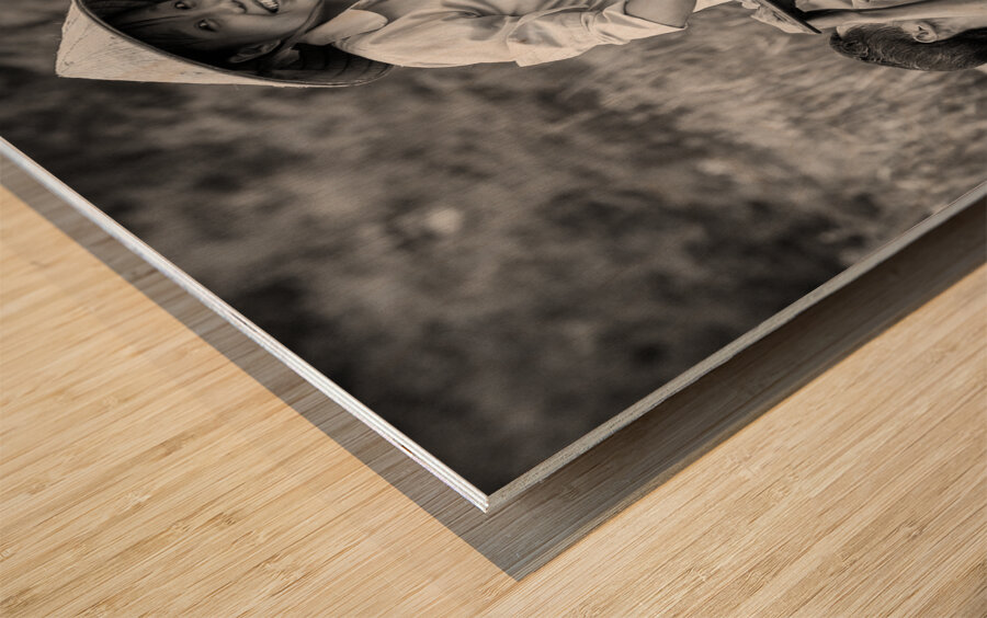 Fun on the Yen River Impression sur bois