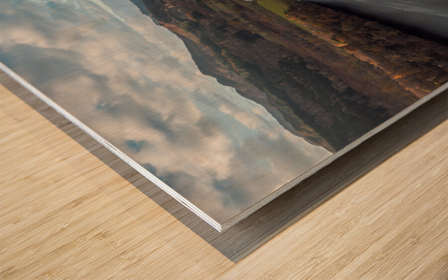 Loch Tummel Tranquility Wood print