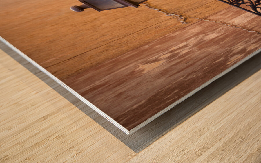 Rome Street Lamps Impression sur bois