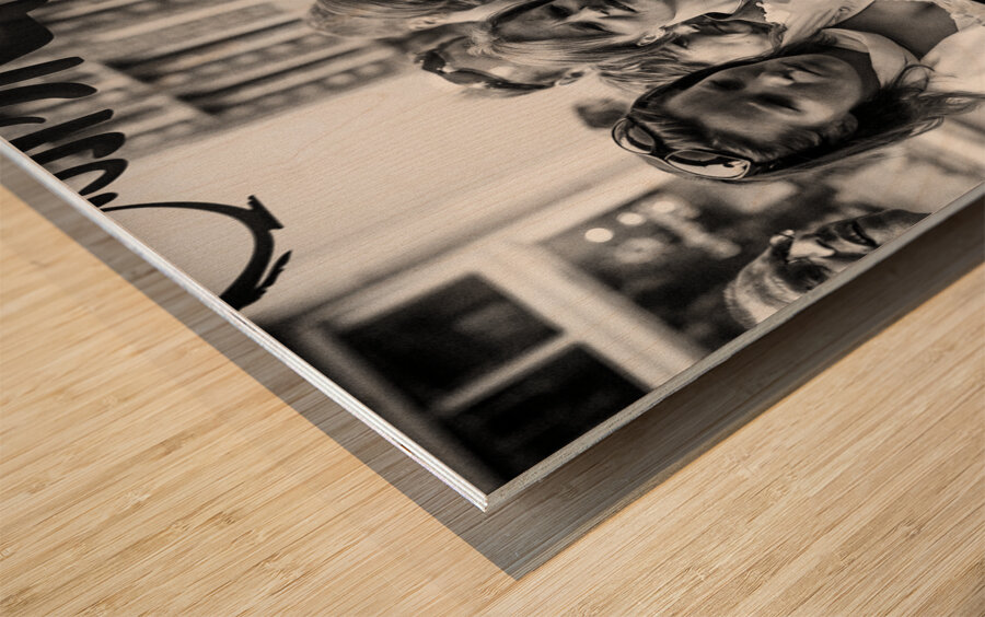 Curiosity Wood print