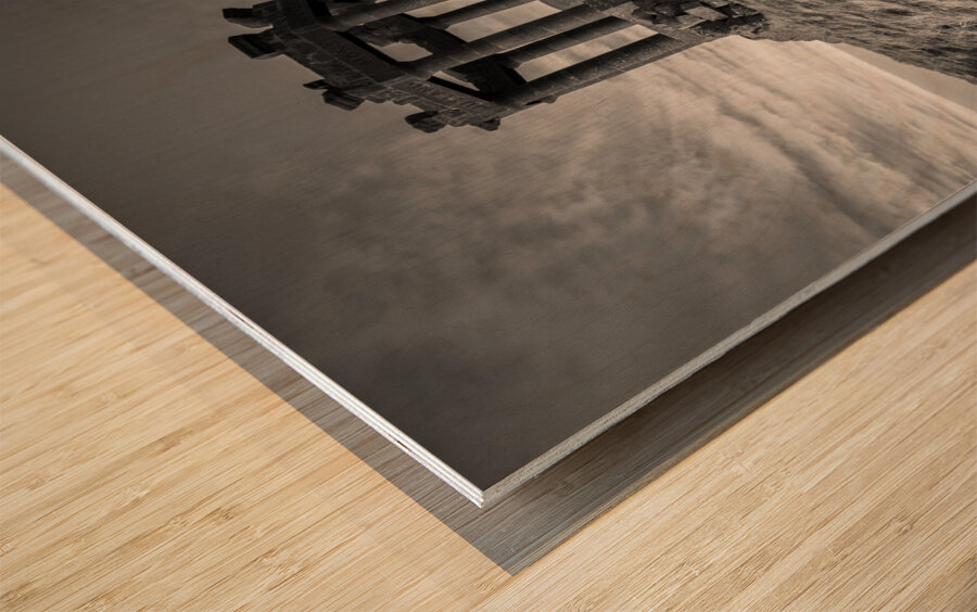 Black Hill War Memorial  Wood print