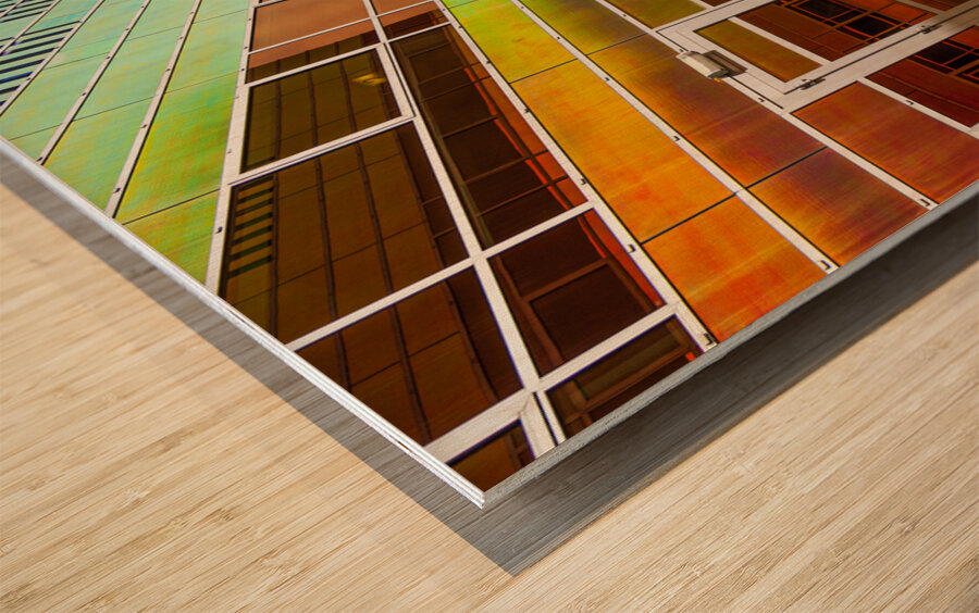 La Defense II Wood print