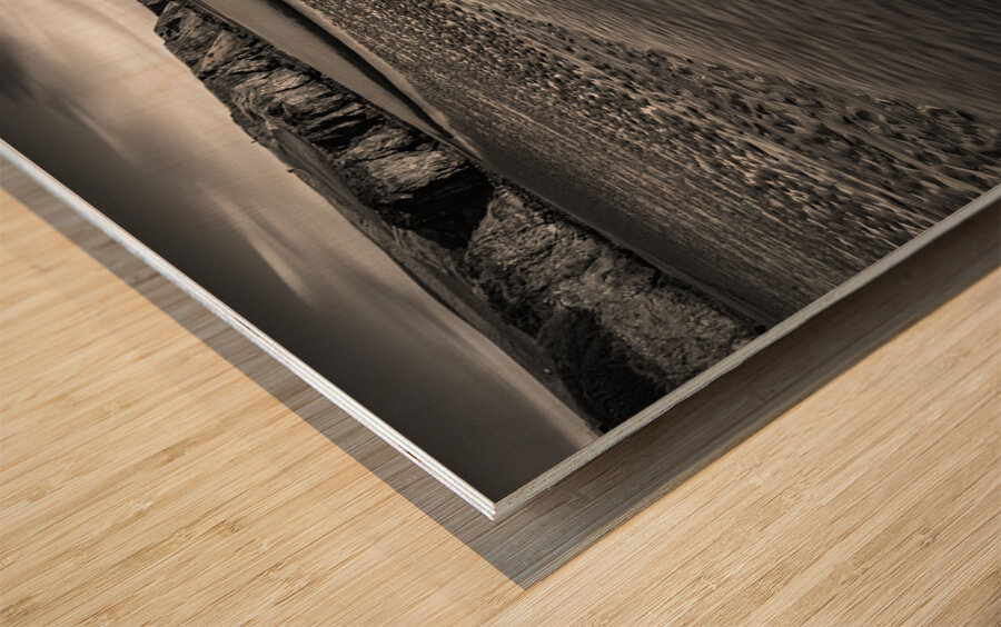 Beach Textures Impression sur bois