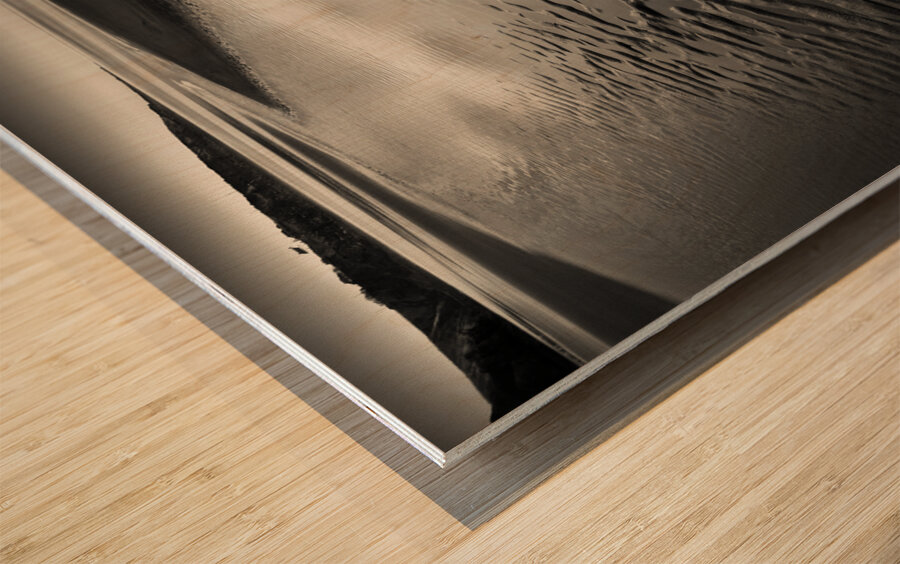 St Cyrus Sand Ripples Impression sur bois