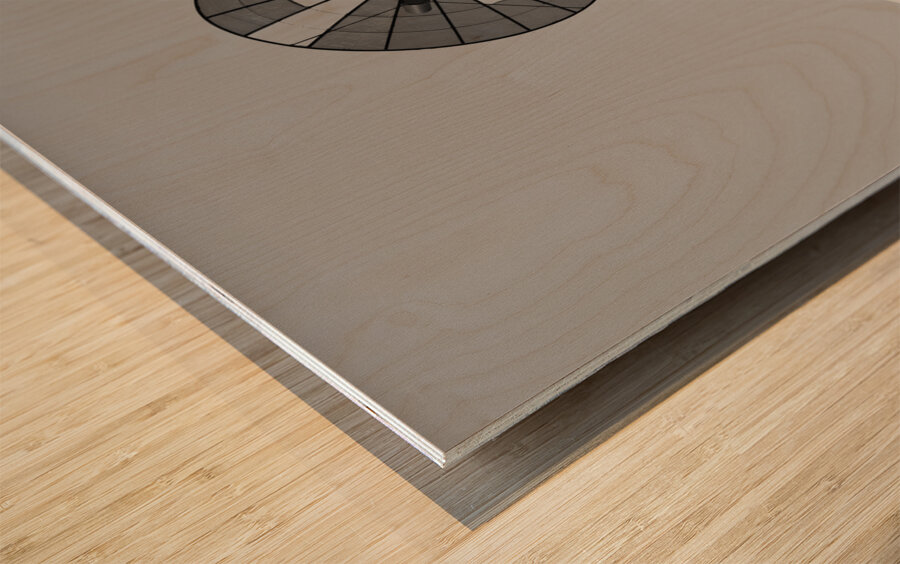 Broken Reception Impression sur bois