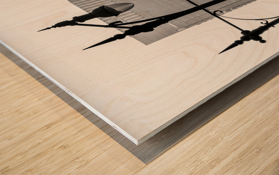 Chicago Lights Wood print