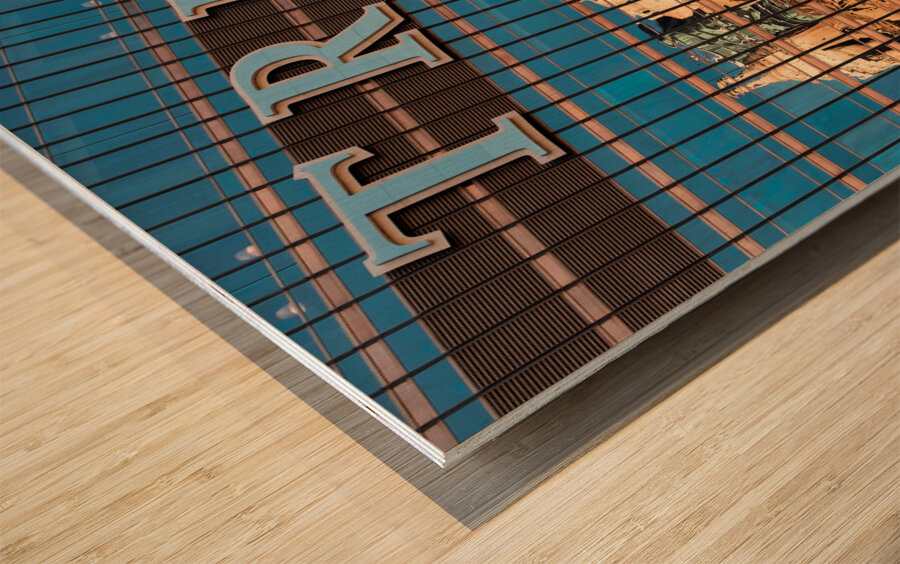 Trump Tower Reflections Impression sur bois