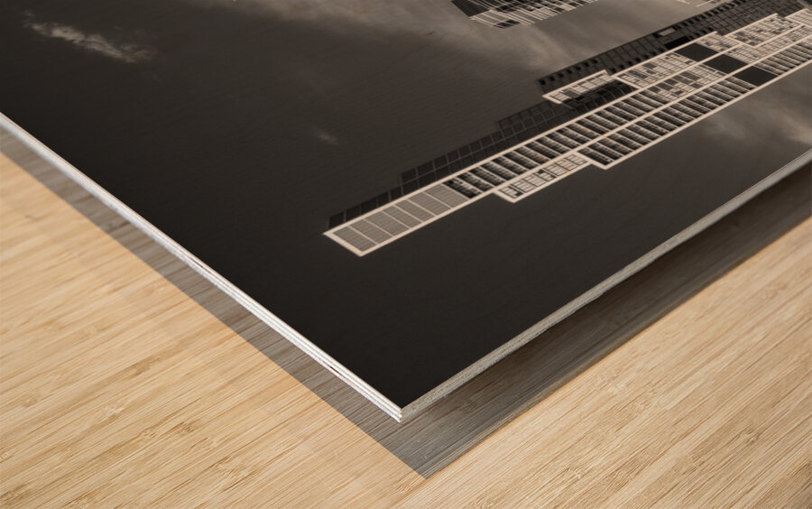 Chicago Loop Wood print