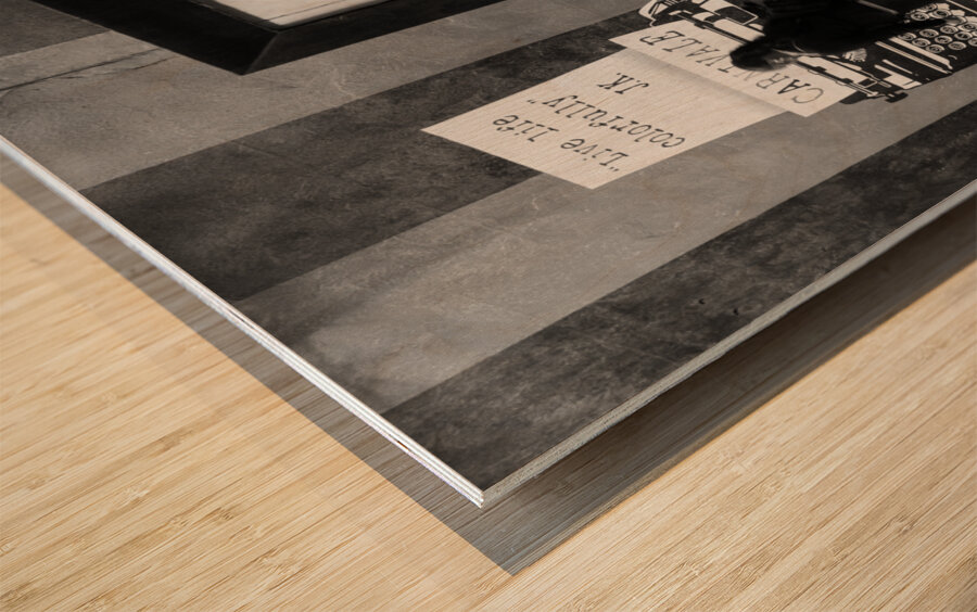 Love First Wood print