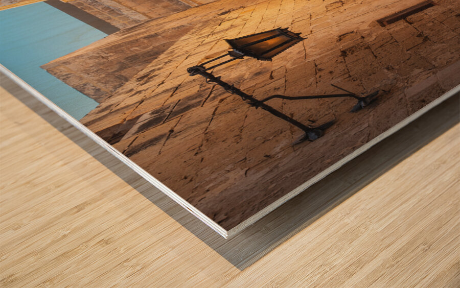 Mdina Alleyway Wood print