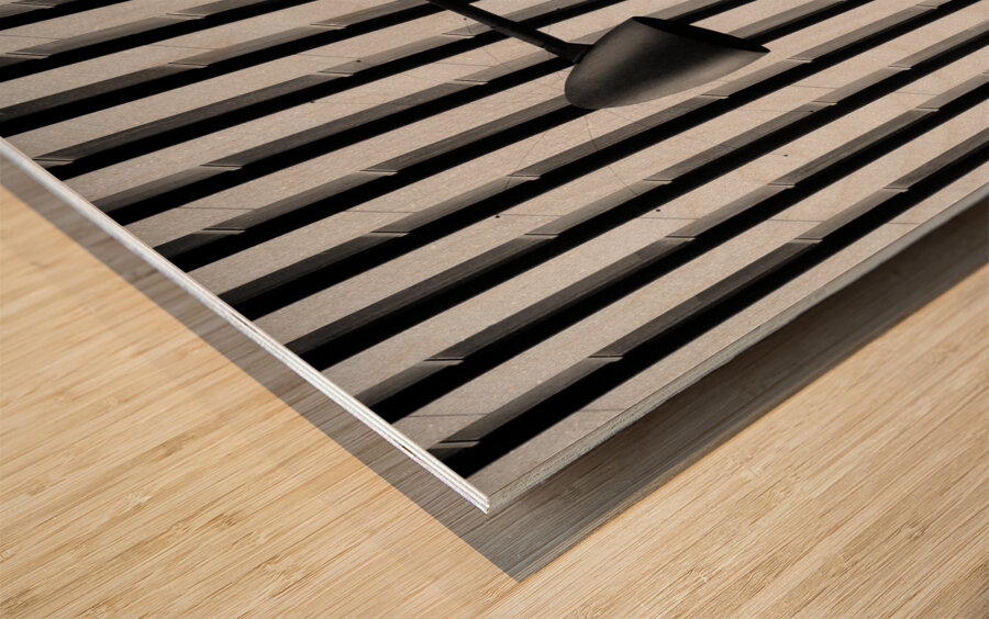 City Lamp Wood print