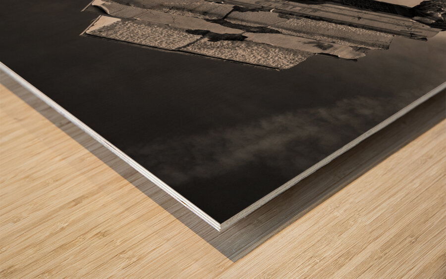 Roman Forum Pillars Impression sur bois