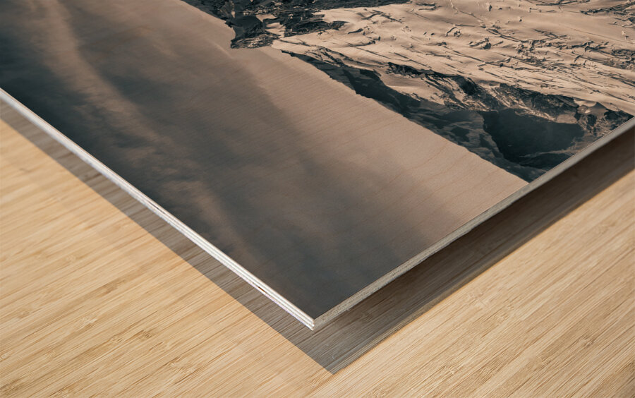 Lone Summit Impression sur bois