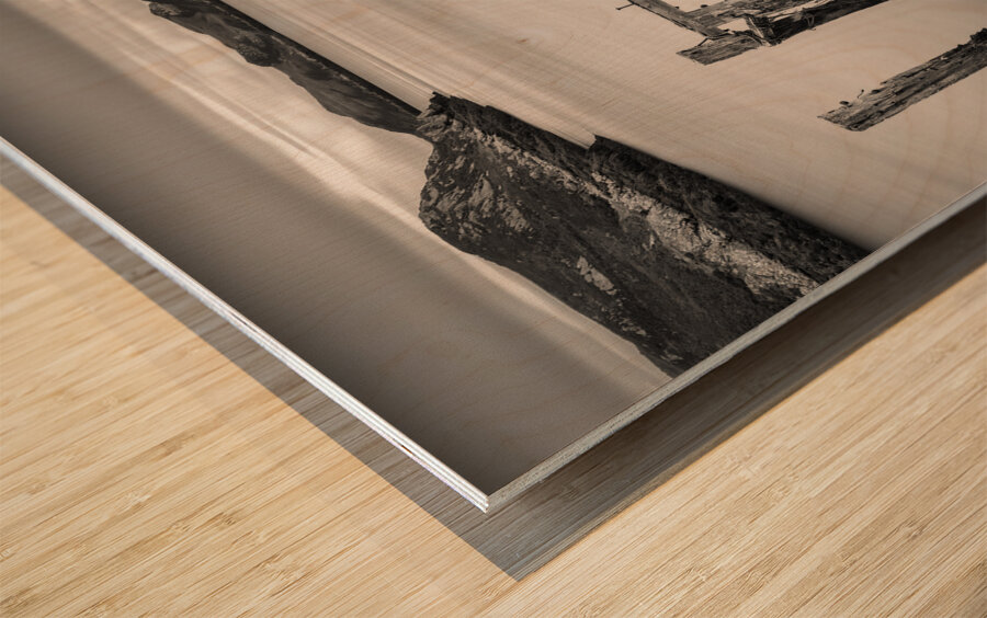 Loch Skipport Old Pier Wood print