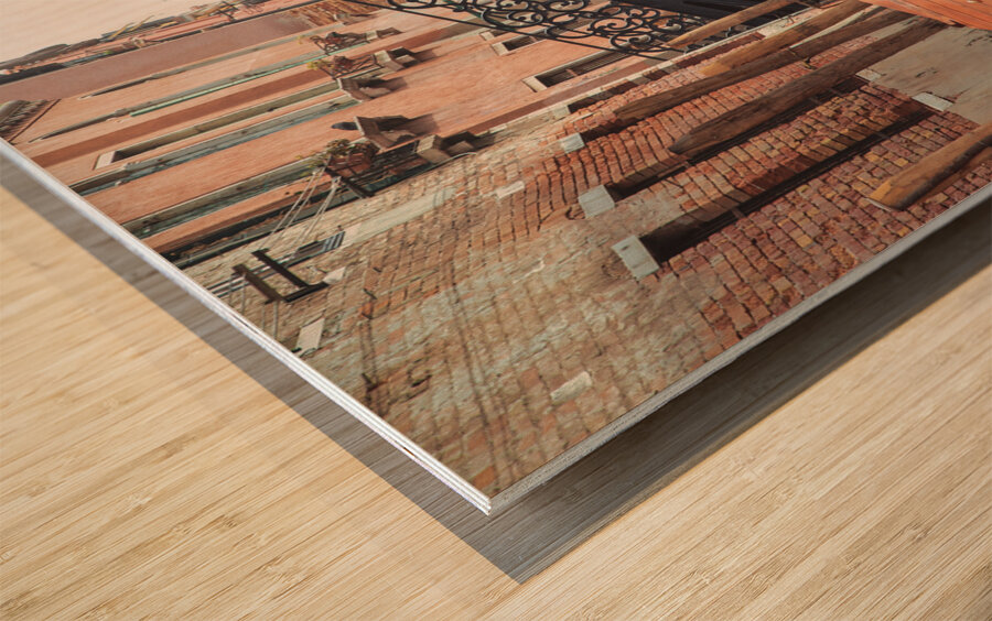 Backwaters of Venice Impression sur bois