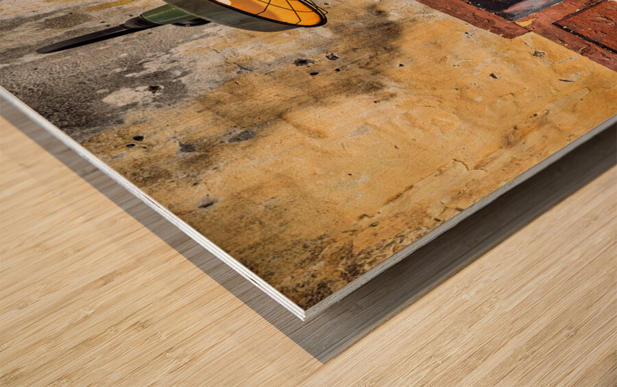 Woman with a Red Scarf Wood print