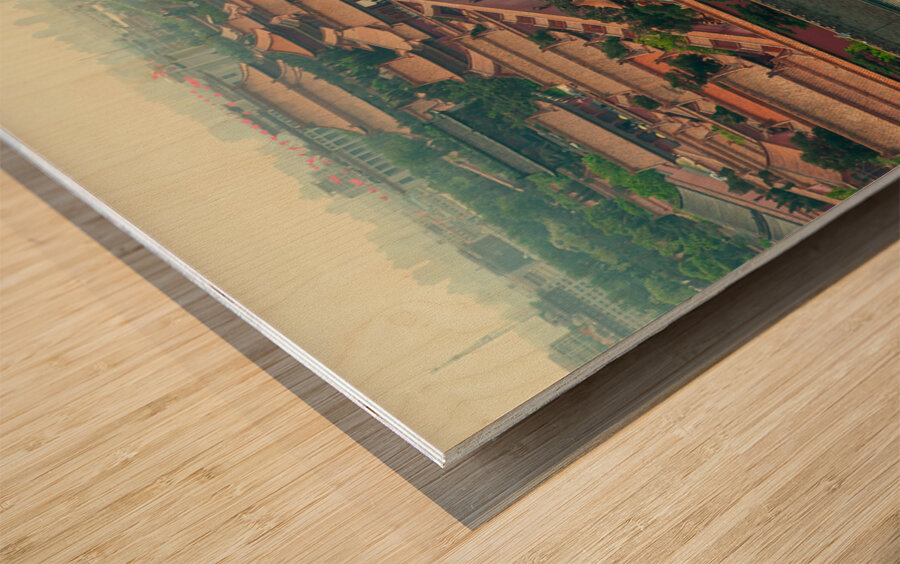 The Forbidden City Wood print