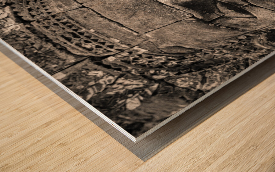 Angkor Statue Impression sur bois