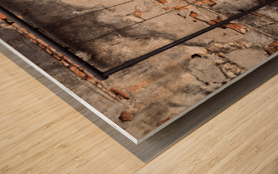 Children on a Swing Impression sur bois