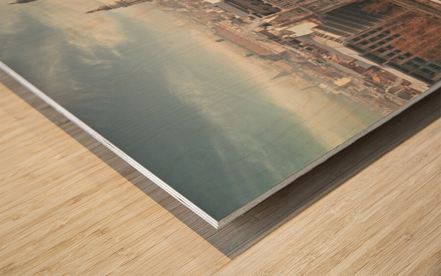 Budapest Impression sur bois