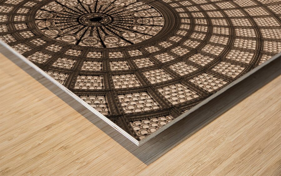 Tiffany Dome Impression sur bois