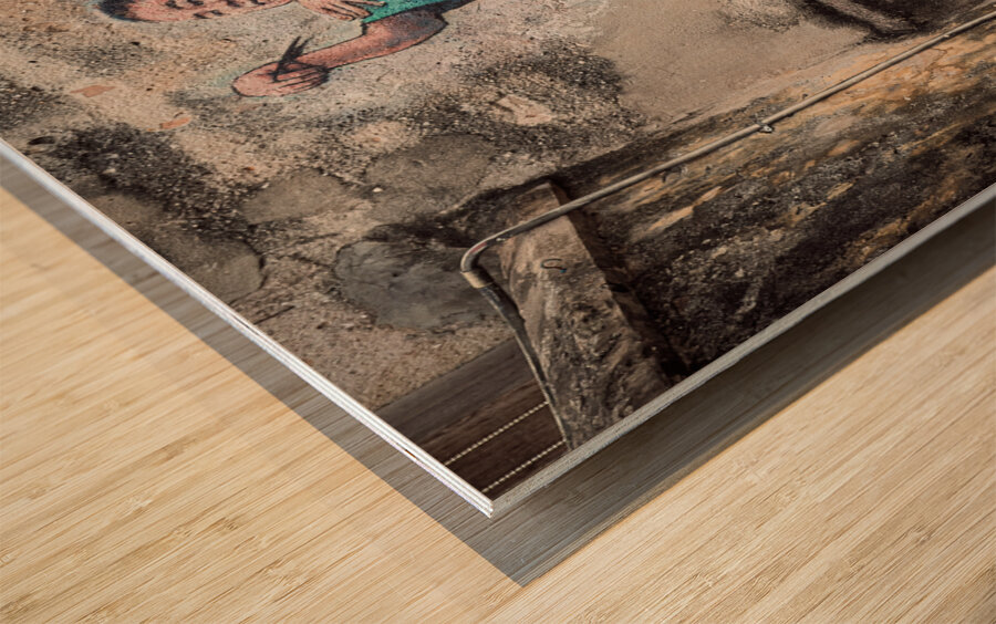 Street Barber Impression sur bois