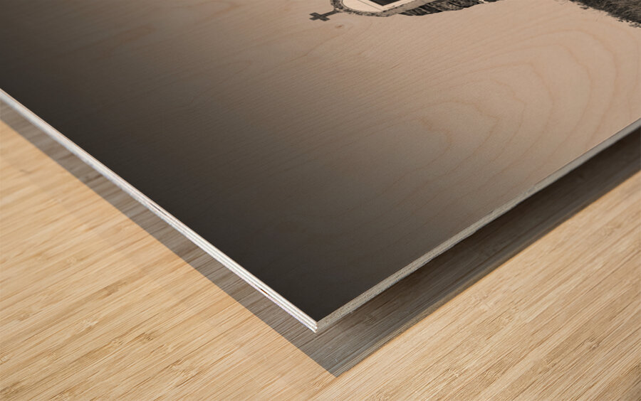 South Uist Shrine Wood print