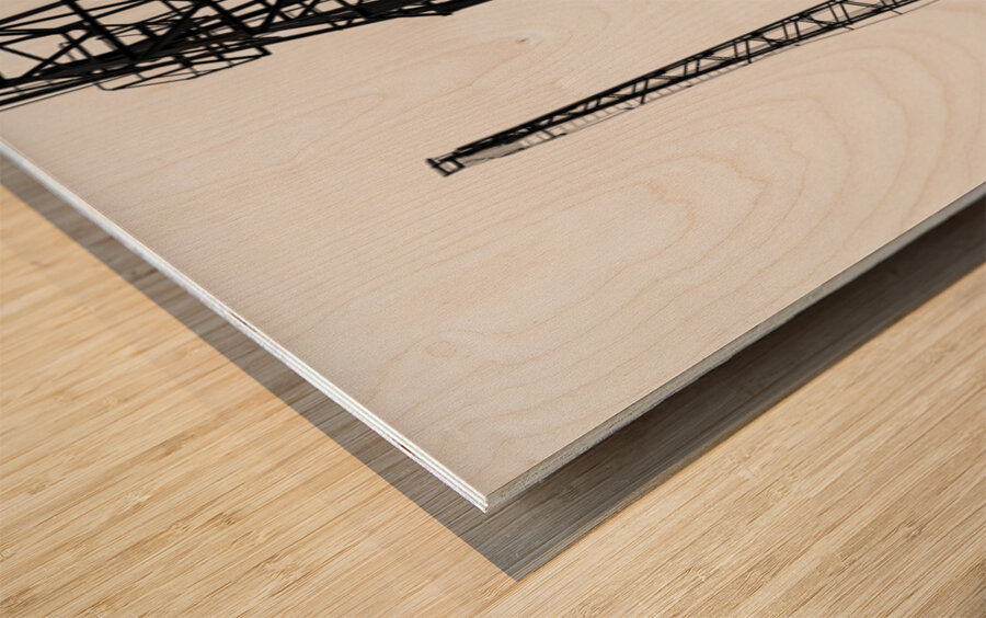 Bristol Cargo Cranes Impression sur bois