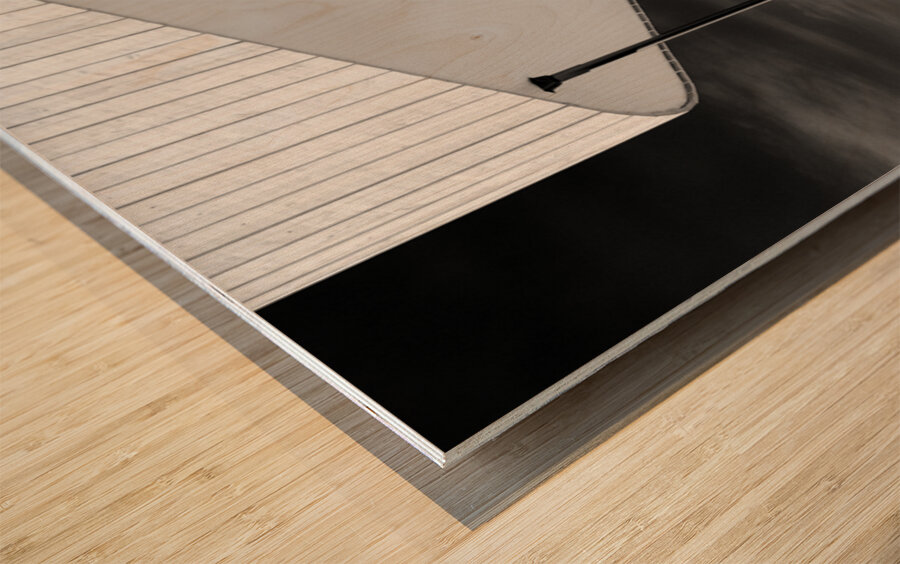 Curved Balcony Impression sur bois