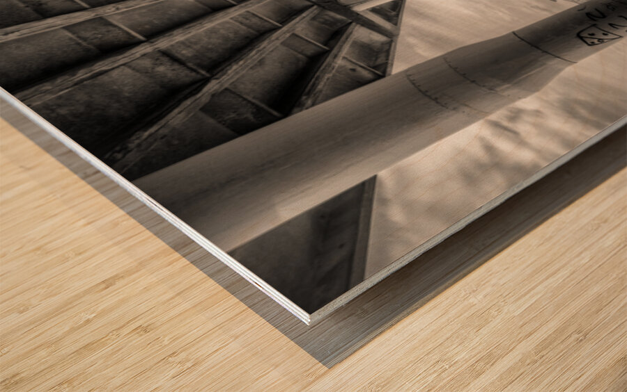 Beneath Scheveningen Pier Wood print