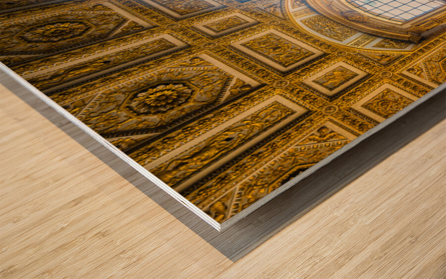 St Peters Basilica Window Wood print