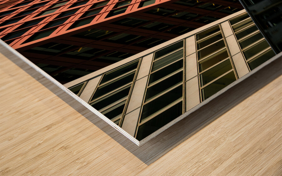 Chicago L Wood print