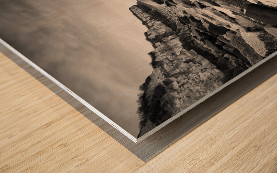 Hunstanton Cliffs Impression sur bois