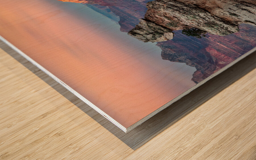 South Rim Peak Impression sur bois