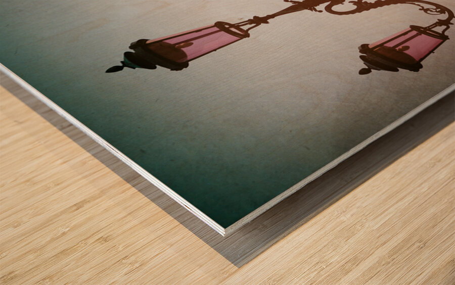 Venetian Lamps Impression sur bois