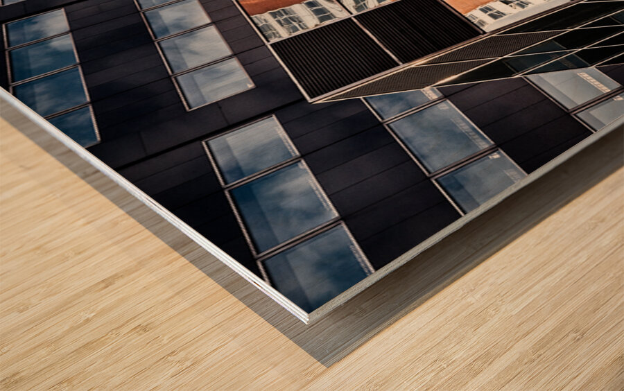 City Reflections Impression sur bois